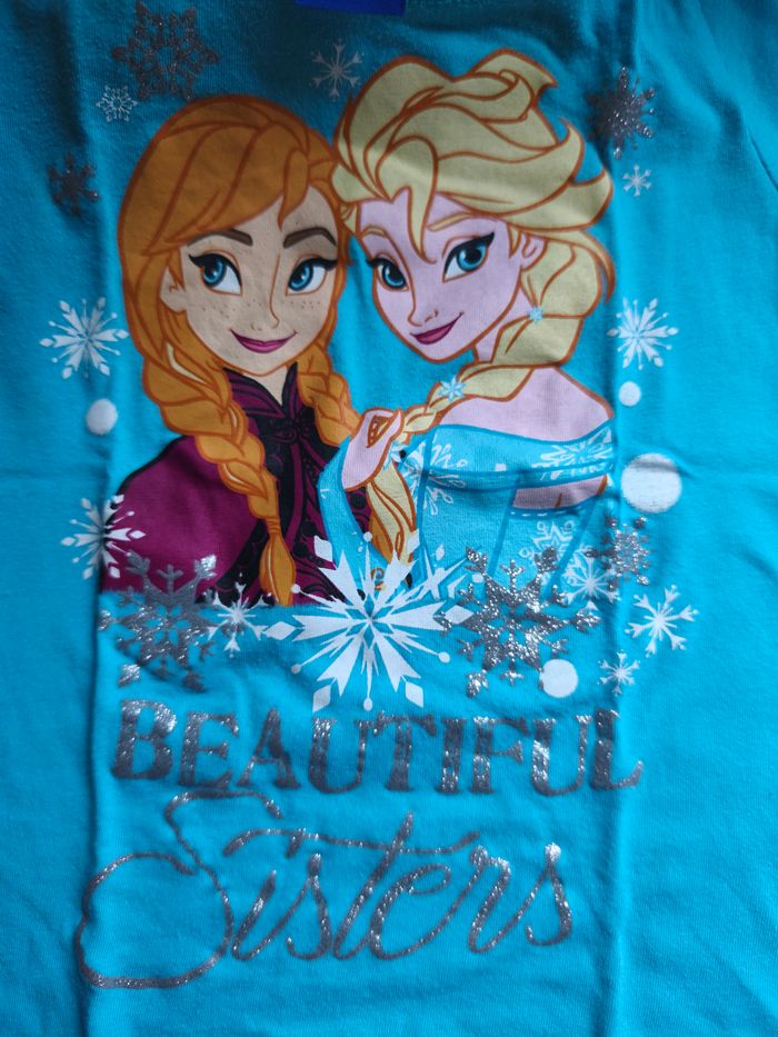 T-Shirt Reine des Neiges 4 ans - photo numéro 2