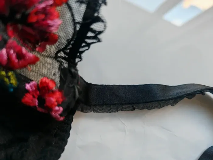 Soutien-gorge + porte-jarretelles Aubade - Rêve éveillé obscur - photo numéro 4
