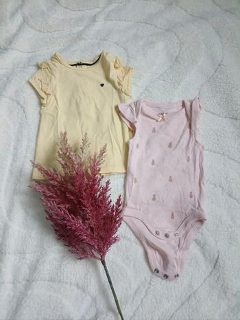 Lot body + t-shirt manches courtes