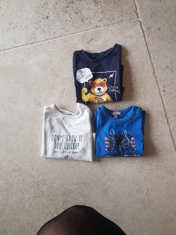 Lot de 3 tee shirts bébé garçon