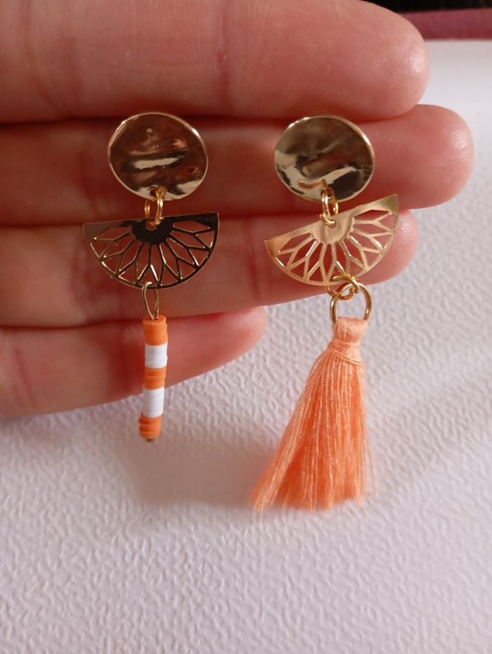 Boucles d'oreilles clous acier inoxydable - photo numéro 2