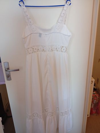 Robe longue blanche