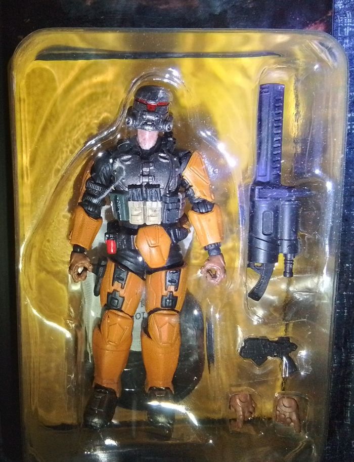 Figurine articulée joy toy soldat 21 série build your army accessoires 12cm