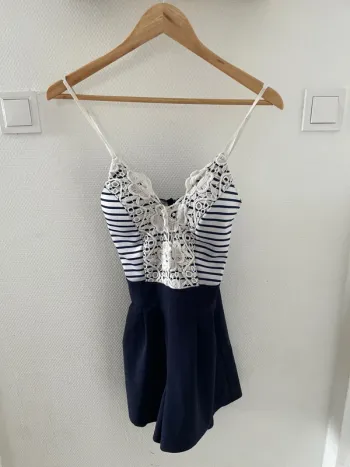 Combi-short marinière