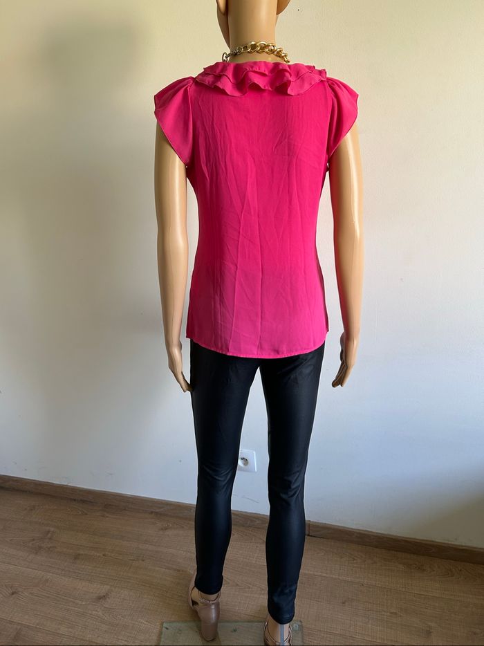 Blouse rose sans manches Morgan taille 36 jamais portée - photo numéro 6