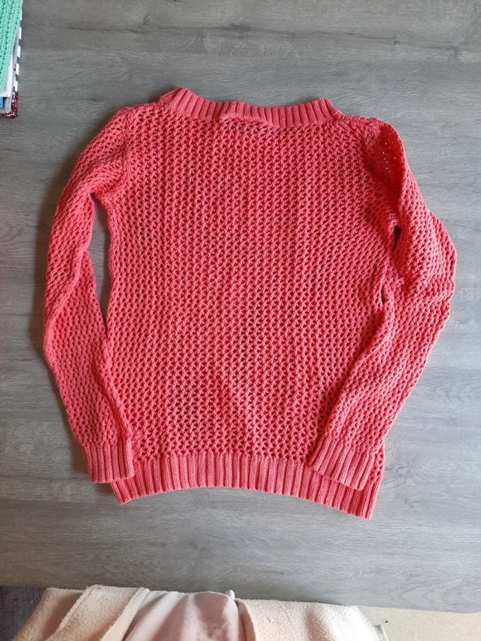 Pull mailles très ajourées fille 12 ans - photo numéro 4