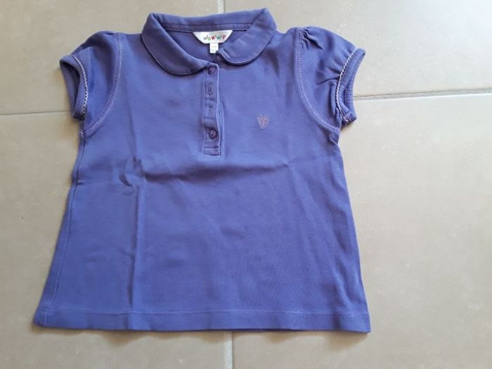 Polo violet fille 2 ans KIABI TBE