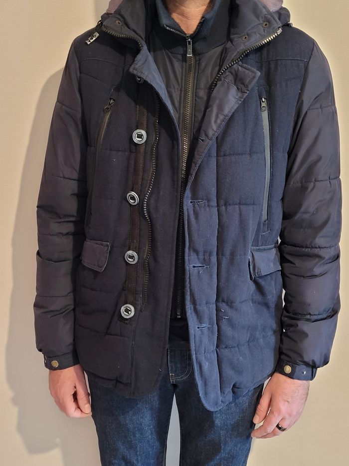 Parka marine Devred taille S - photo numéro 4