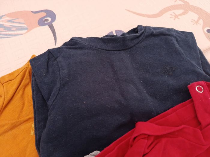 Lot de 4 maillots manches longues 9 mois - photo numéro 4