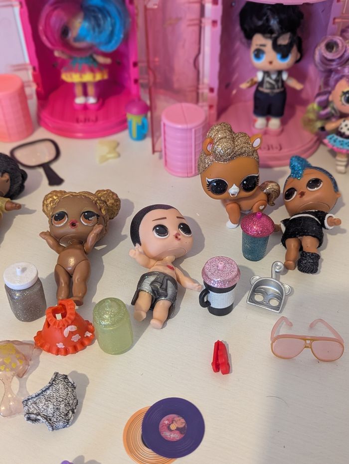 Lot de poupées lol surprise omg glitter, hairgoals, animaux et garçon - photo numéro 5