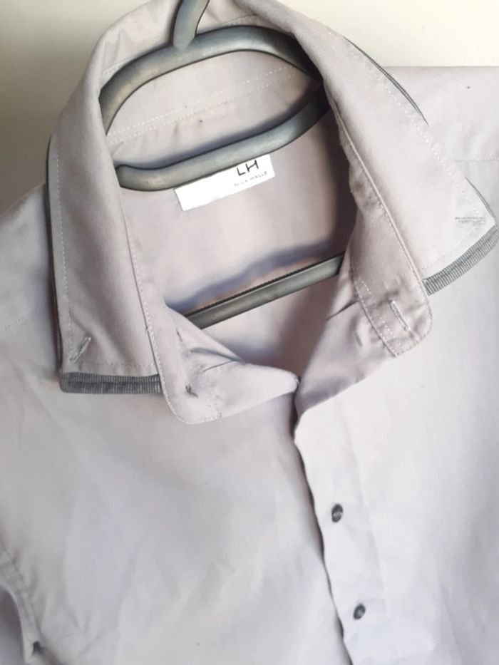 Belle chemise homme grise La Halle - photo numéro 4