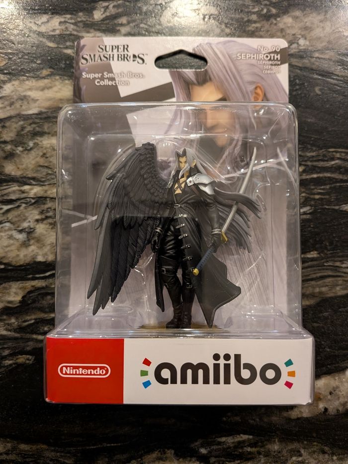 Amiibo Sephiroth n°90 neuf scellé