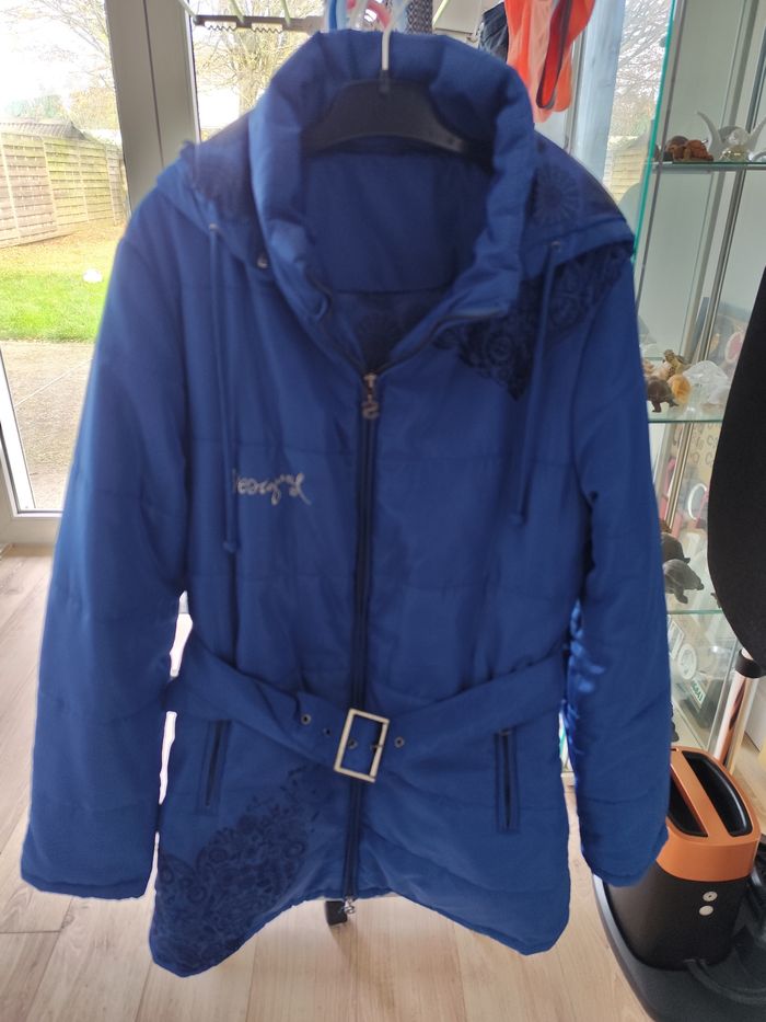 Manteau Desigual bleu taille 40