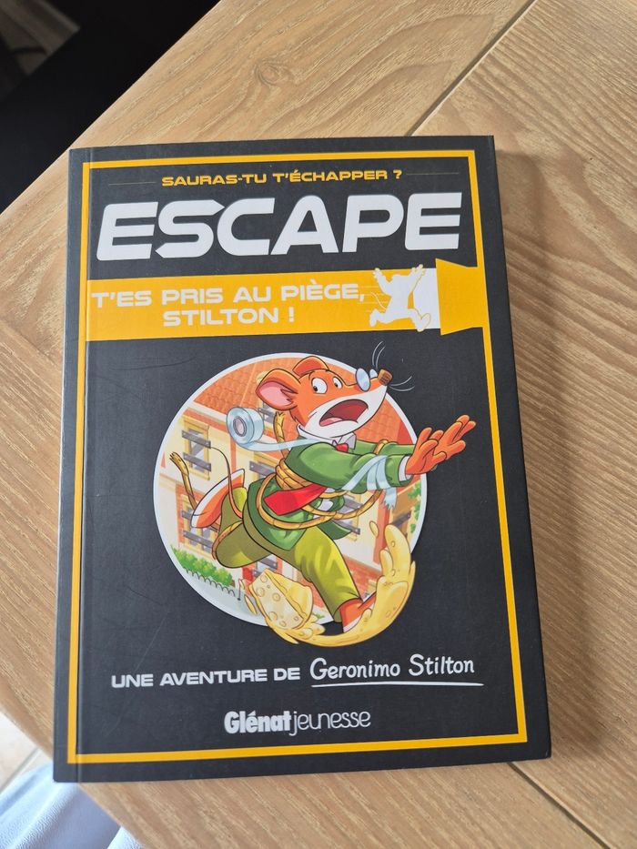 Livre escape geronimo stilton