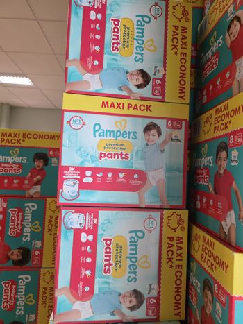3 cartons pampers premium protection pants T6