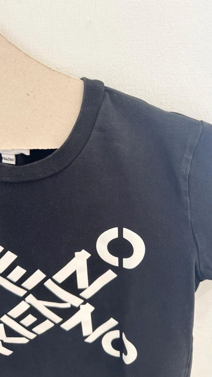 T-shirt noir 10 ans kenzo - photo numéro 4