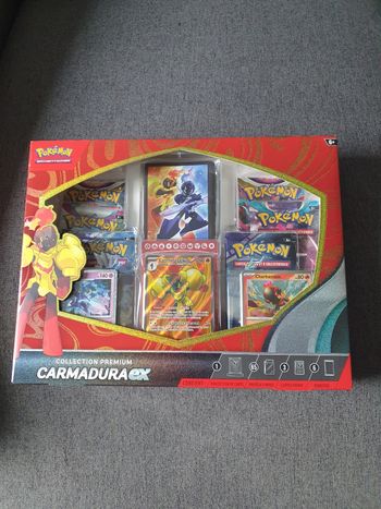Coffret pokemon Carmadura ex 6 boosters