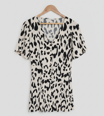 Robe Blanc/Noir Taille M 