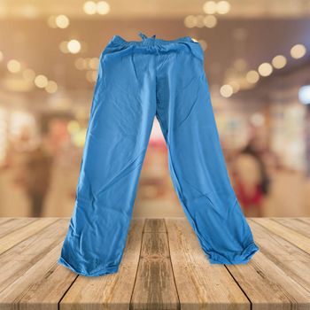 Pantalon Fluide Léger Bleu Ciel - Taille 40