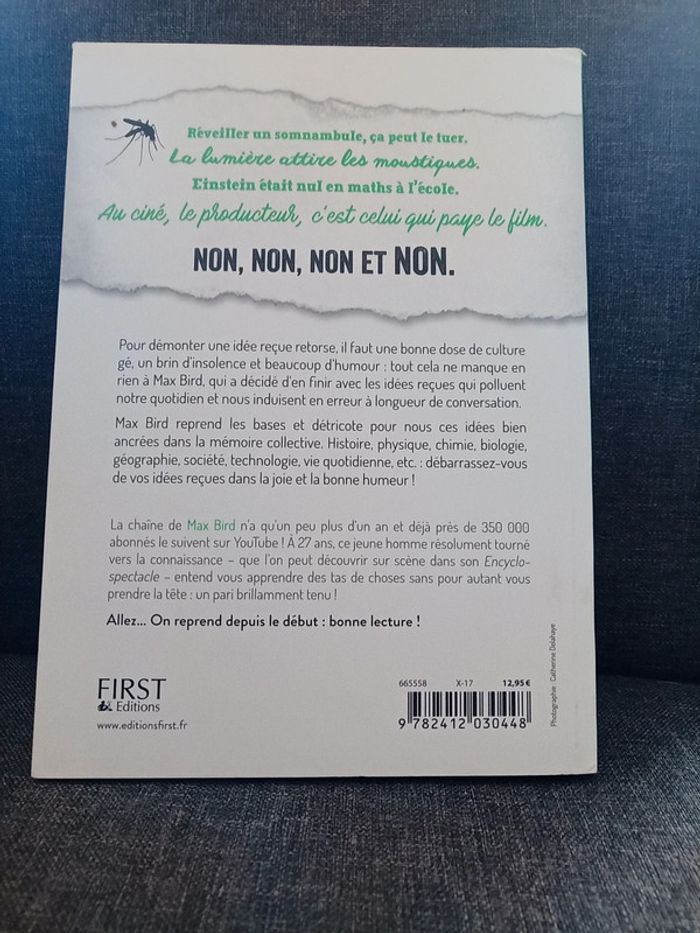 Livre : Max Bird dézingue les idées reçues - photo numéro 2