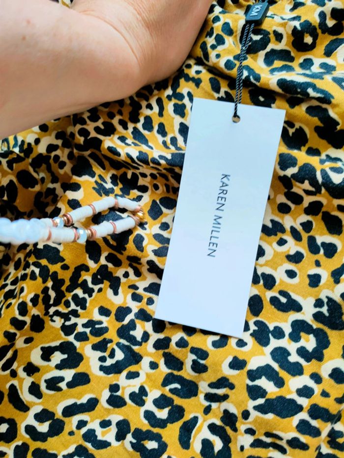 Chemisier col rond neuf femme taille 38 karen millen - photo numéro 3