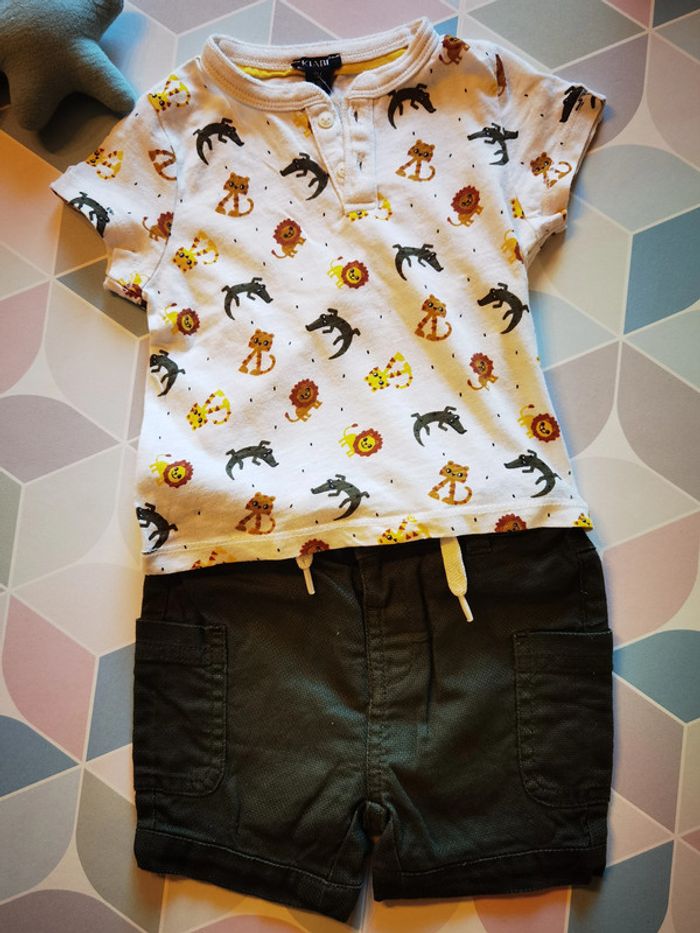 D1363 - ensemble garçon 9 mois - photo numéro 2