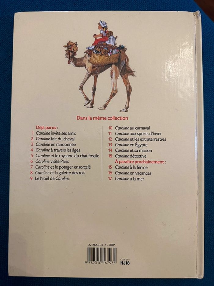 Livre rare Caroline en Égypte bon état pyramides dromadaire bd album Pierre probst - photo numéro 2