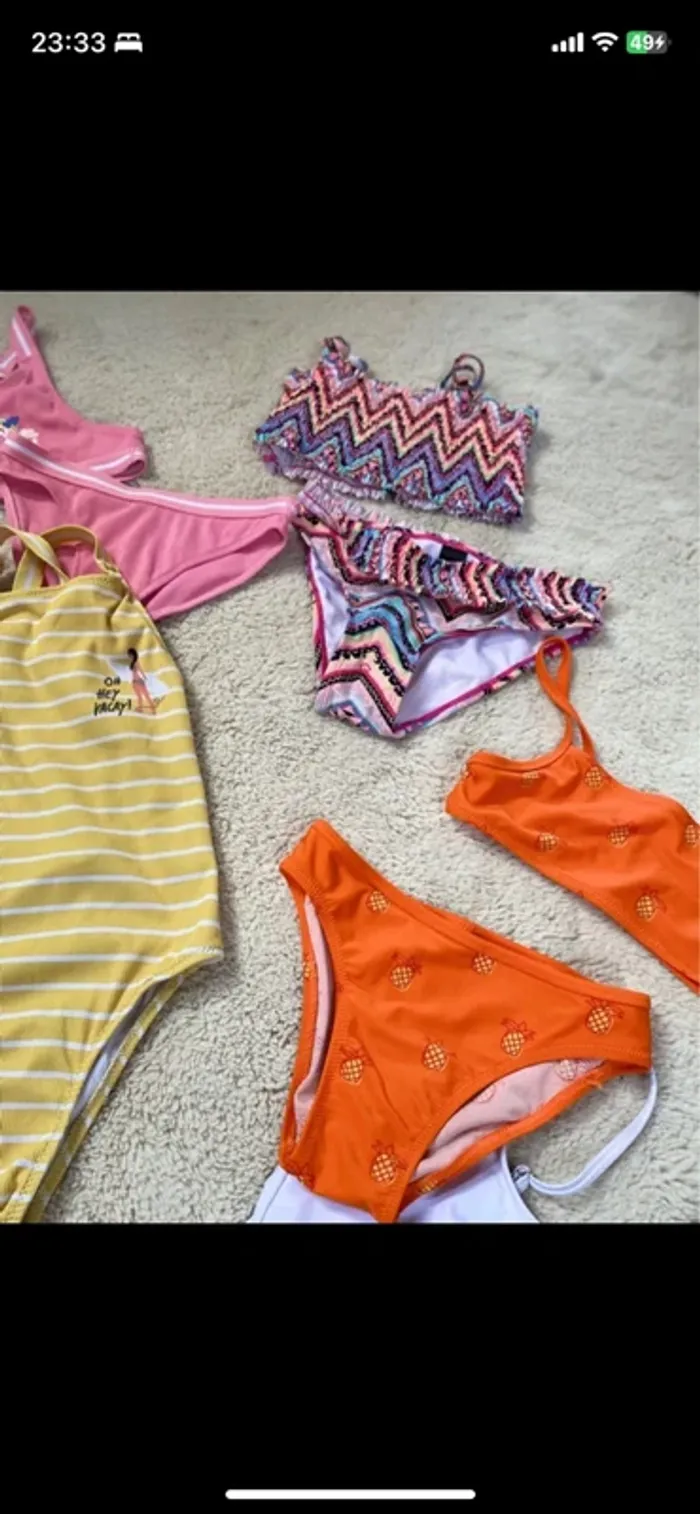 🩱 Lot de maillots de bain fille – Taille 8 ans 🩱 - photo numéro 3