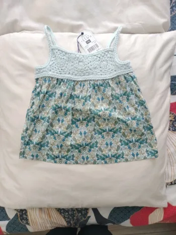 Débardeur crochet "La baie des anges" 7 ans