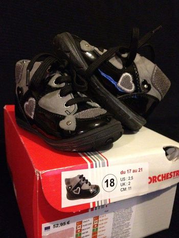 Bottillons vernis à lacets 18 Orchestra