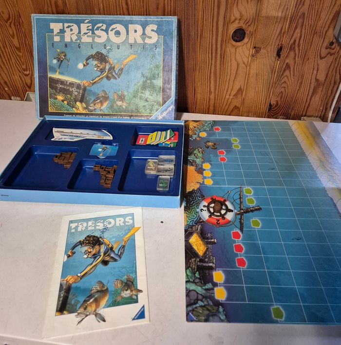 Jeu de société vintage trésors engloutis ravensburger - photo numéro 4