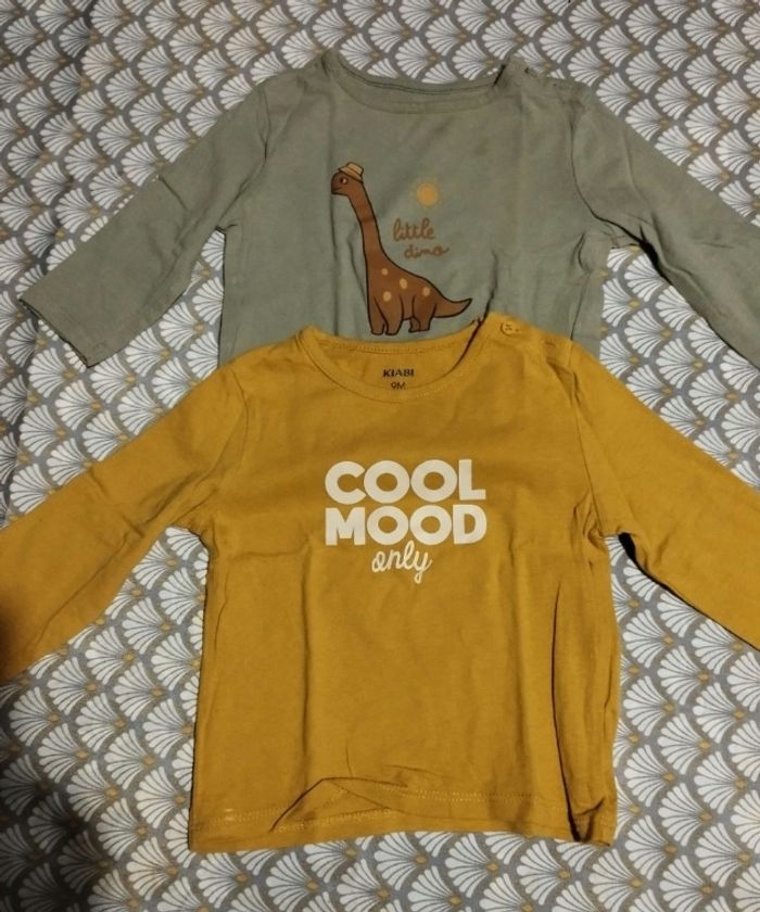 2 tee-shirts manches longues