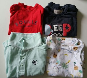 Lot tee-shirts 3 mois garçon