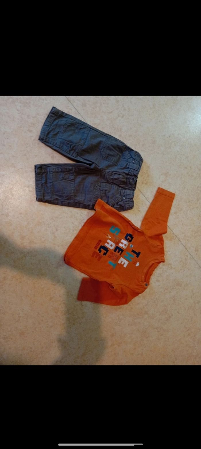 Ensemble garçon taille 6 mois