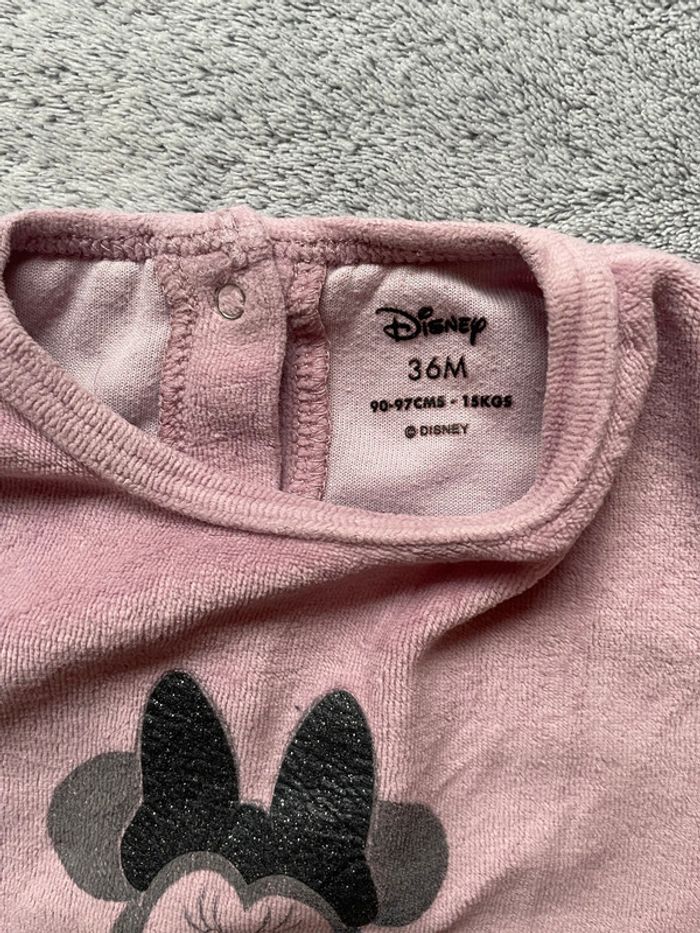 Pyjama 2 pièces velours, fille, 3 ans - photo numéro 3