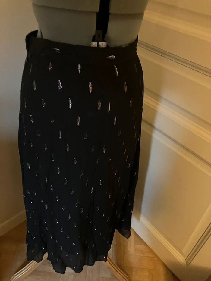 Jupe taille haute soie - photo numéro 7