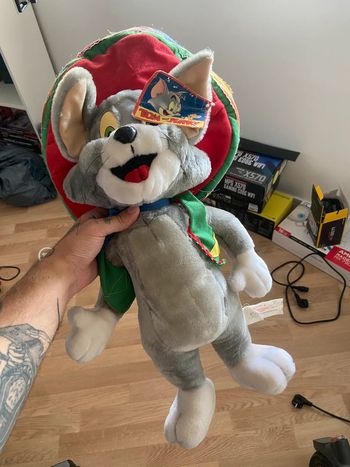 Peluche Tom (Tom & Jerry) Play By Play avec sombrero