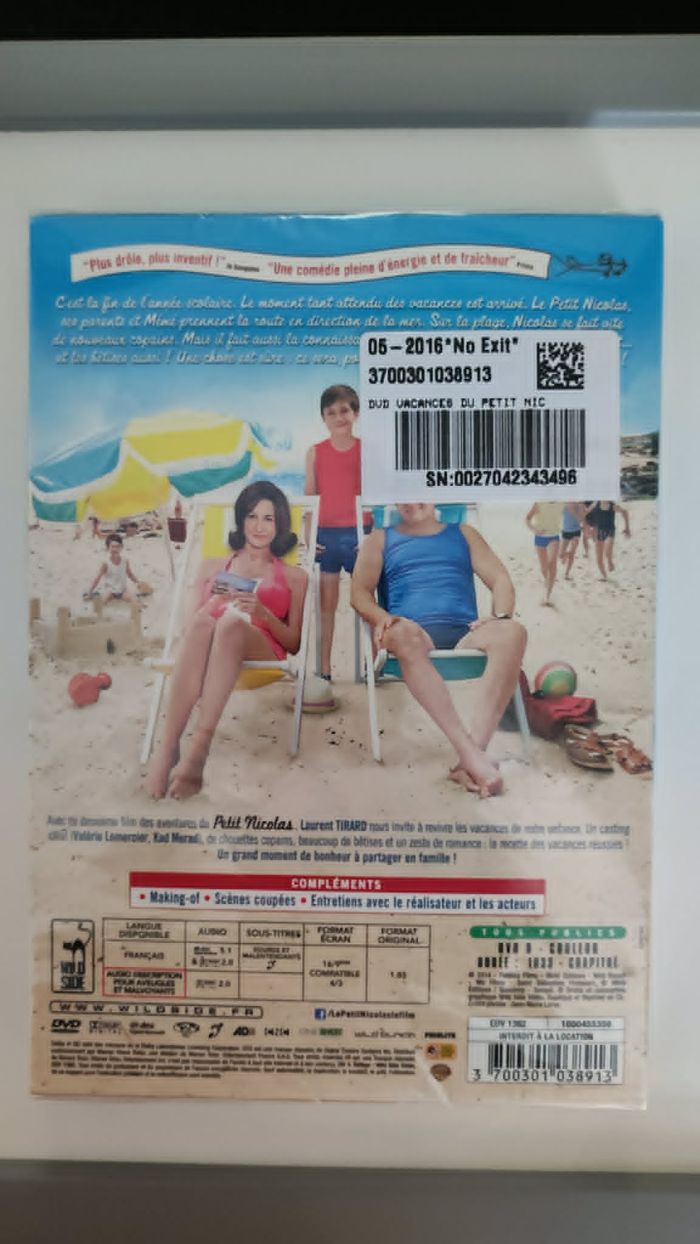 Les vacances du petit Nicolas DVD Neuf sous blister - photo numéro 2