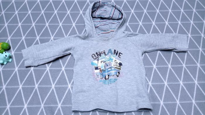 🦁 lot 4 sweat-shirts, 9 mois - photo numéro 5