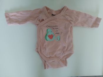 Lots de bodies 1 mois