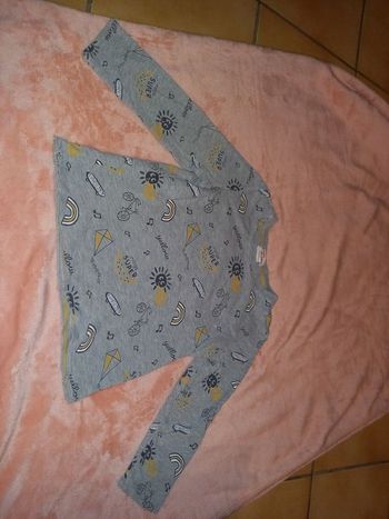 Haut de pyjama doublé 5 ans