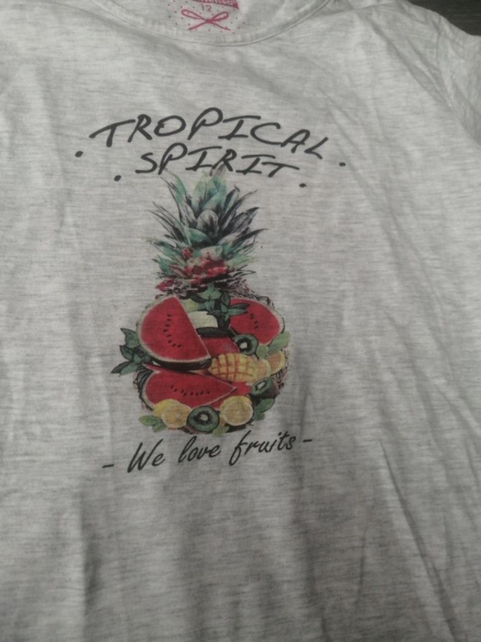 Tee shirt manche courte fruits 12A - photo numéro 2