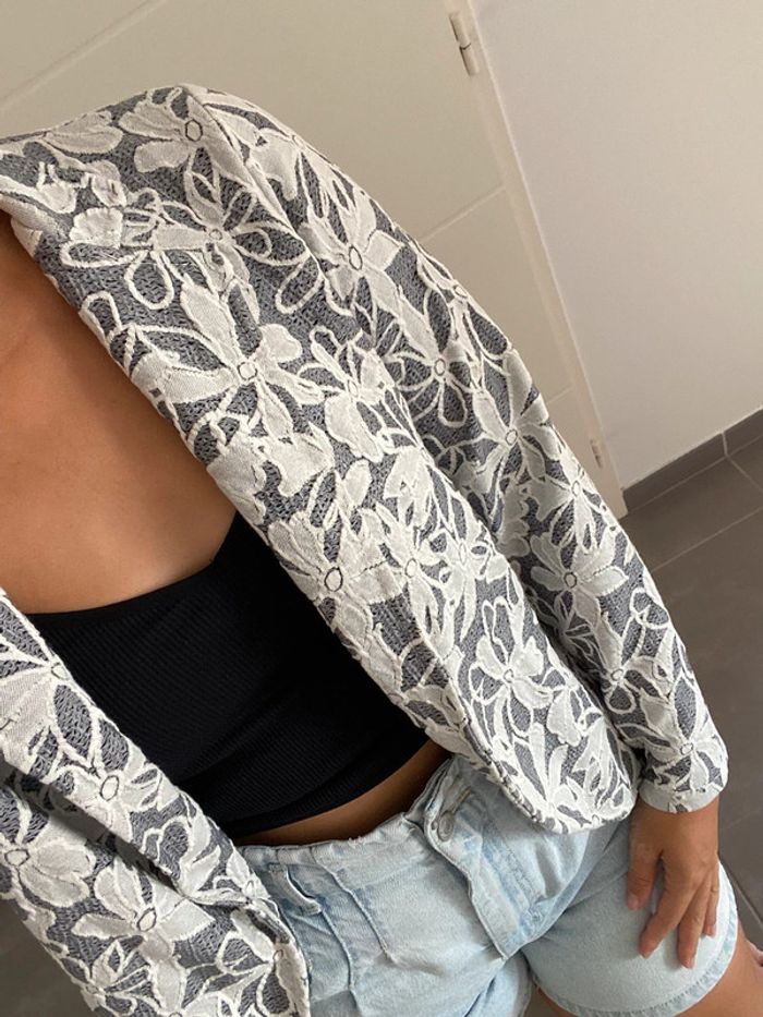Blazer fleurs - photo numéro 2
