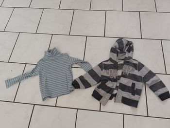 Lot d'un sous pull et un gilet taille 3ans  gile
