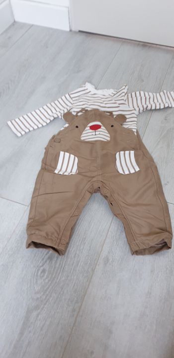 ensemble salopette 3 mois