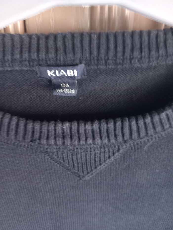 Pull fin bleu marine 12 ans Kiabi - photo numéro 4