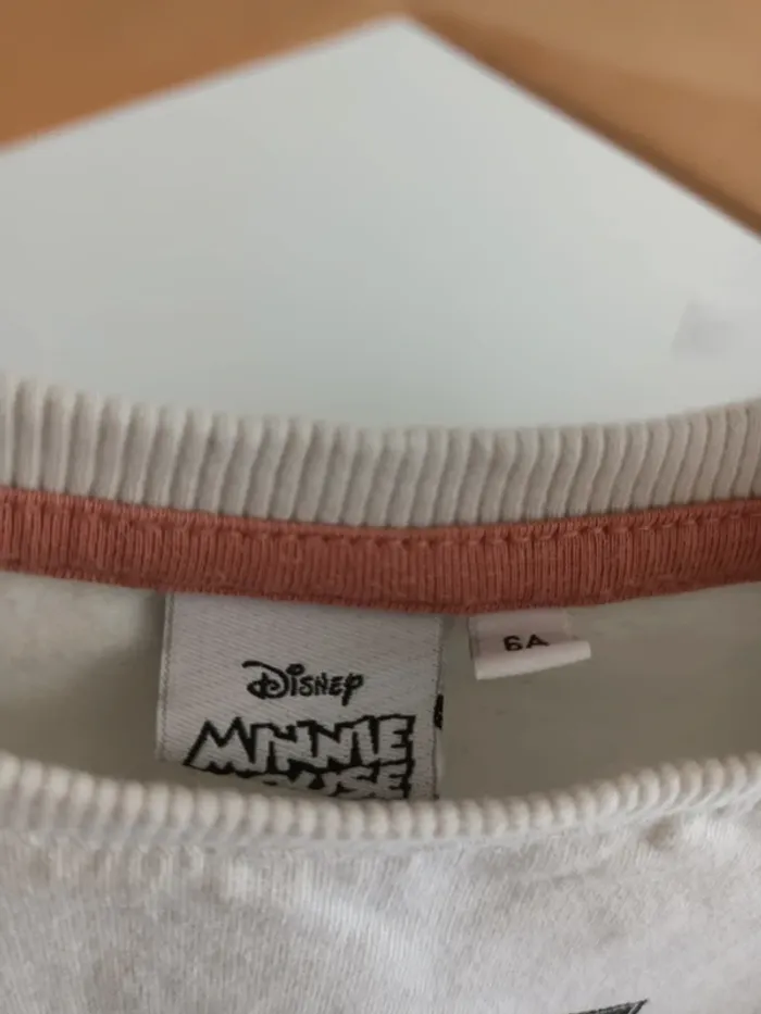 Sweat Disney Minnie intérieur molletonné 6 ans - photo numéro 2