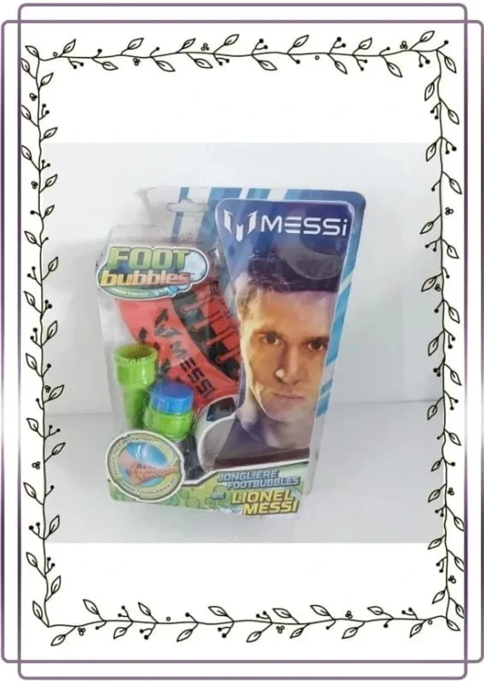 Messi foot bubbles, neuf mais boite abimée
