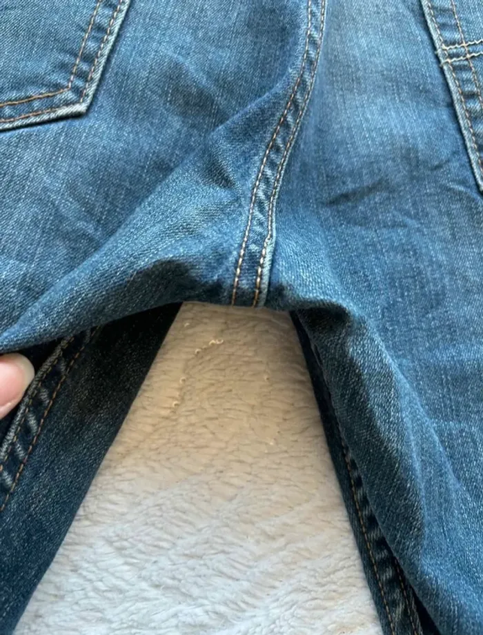 Jean Levi’s homme 502 slim Taper fuselé W33 L30 (42‑44 FR / L) Bleu foncé délavé État très bon - photo numéro 15
