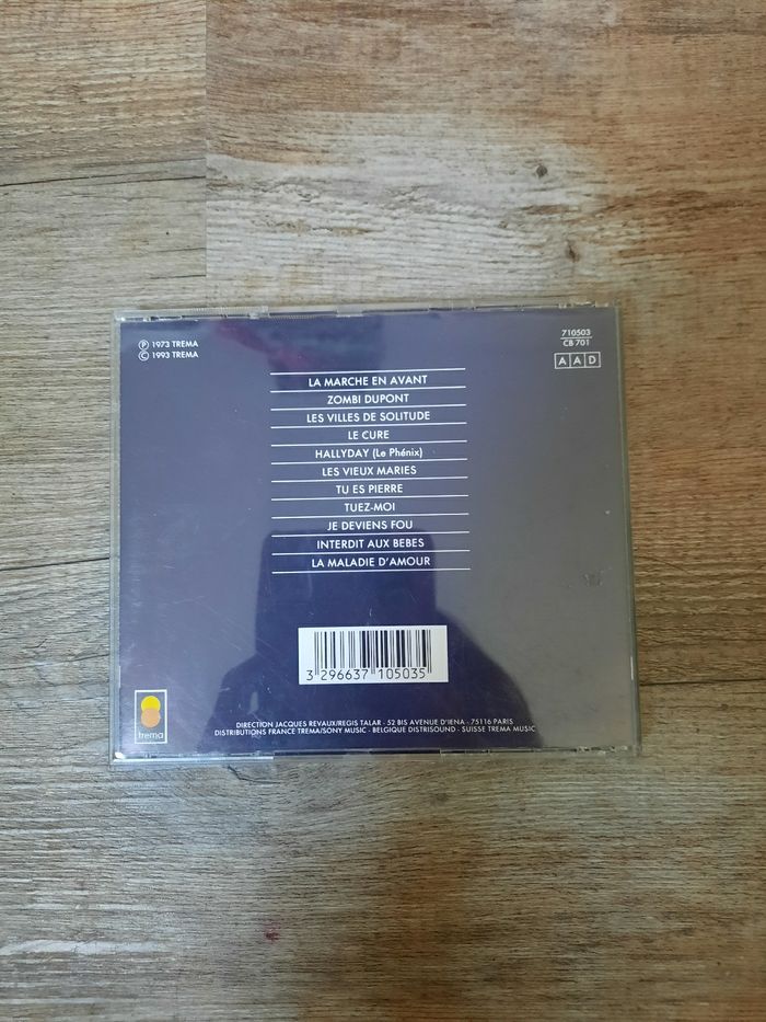 Cd - La maladie d'amour _ Sardou - 1973. - photo numéro 2